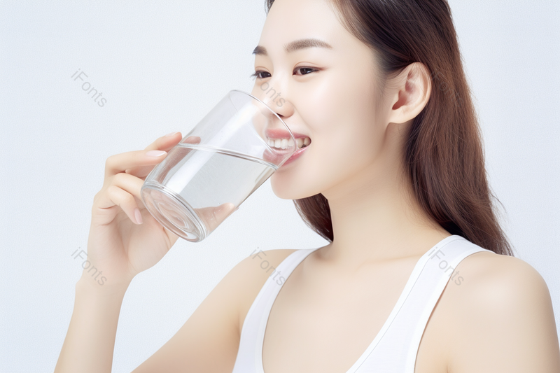 运动后的女性喝饮用水补充能量,高清,摄影图,摄影图片,图片大全,摄影图免费下载